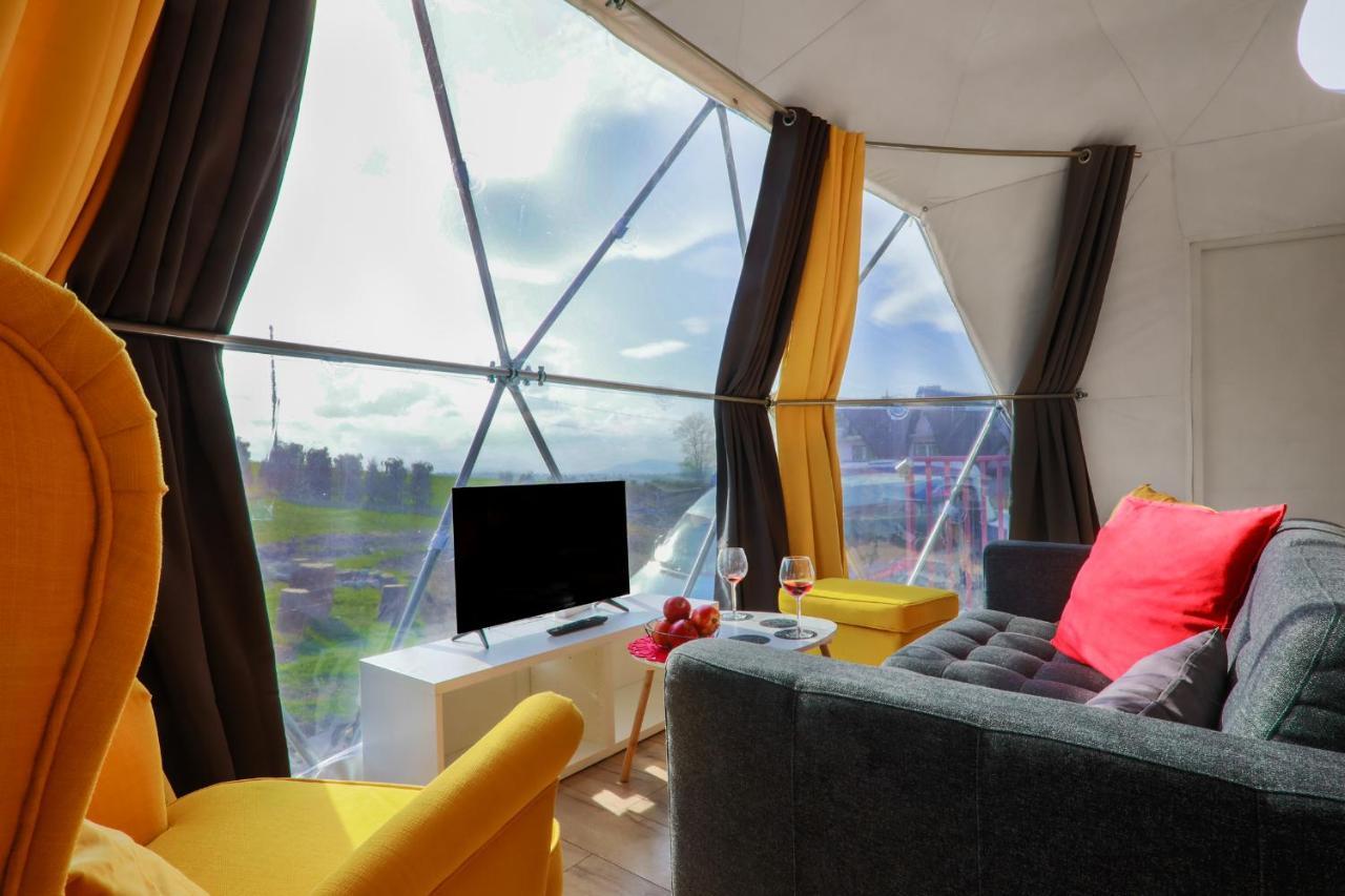 Bed and Breakfast Glamping Gliczarow Klapnioki Лесьниця Екстер'єр фото