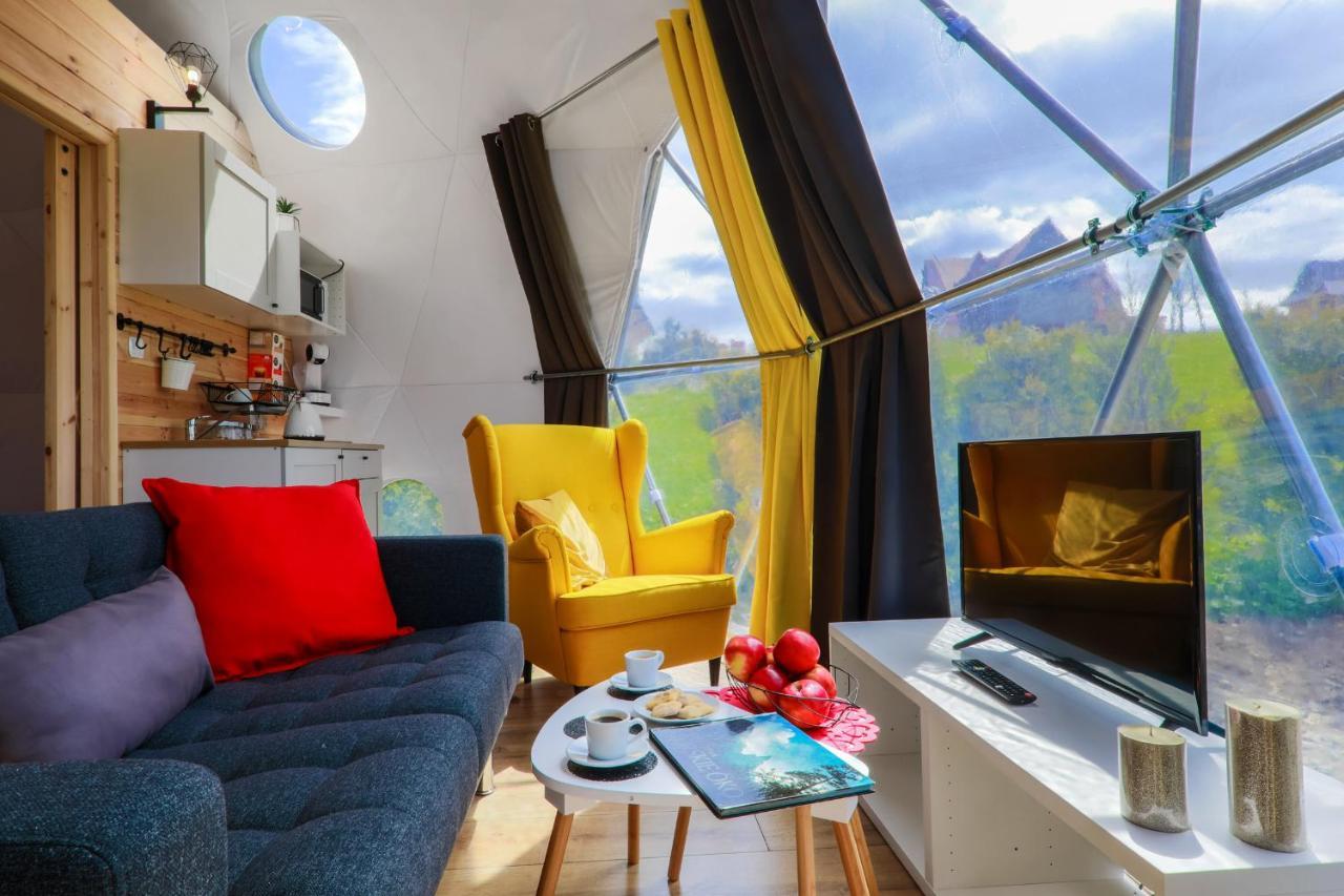 Bed and Breakfast Glamping Gliczarow Klapnioki Лесьниця Екстер'єр фото