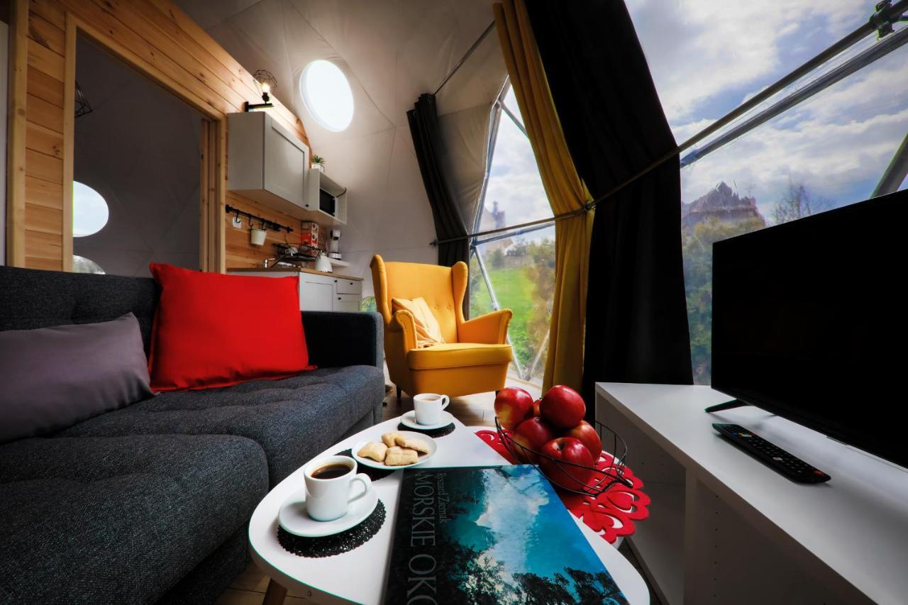 Bed and Breakfast Glamping Gliczarow Klapnioki Лесьниця Екстер'єр фото