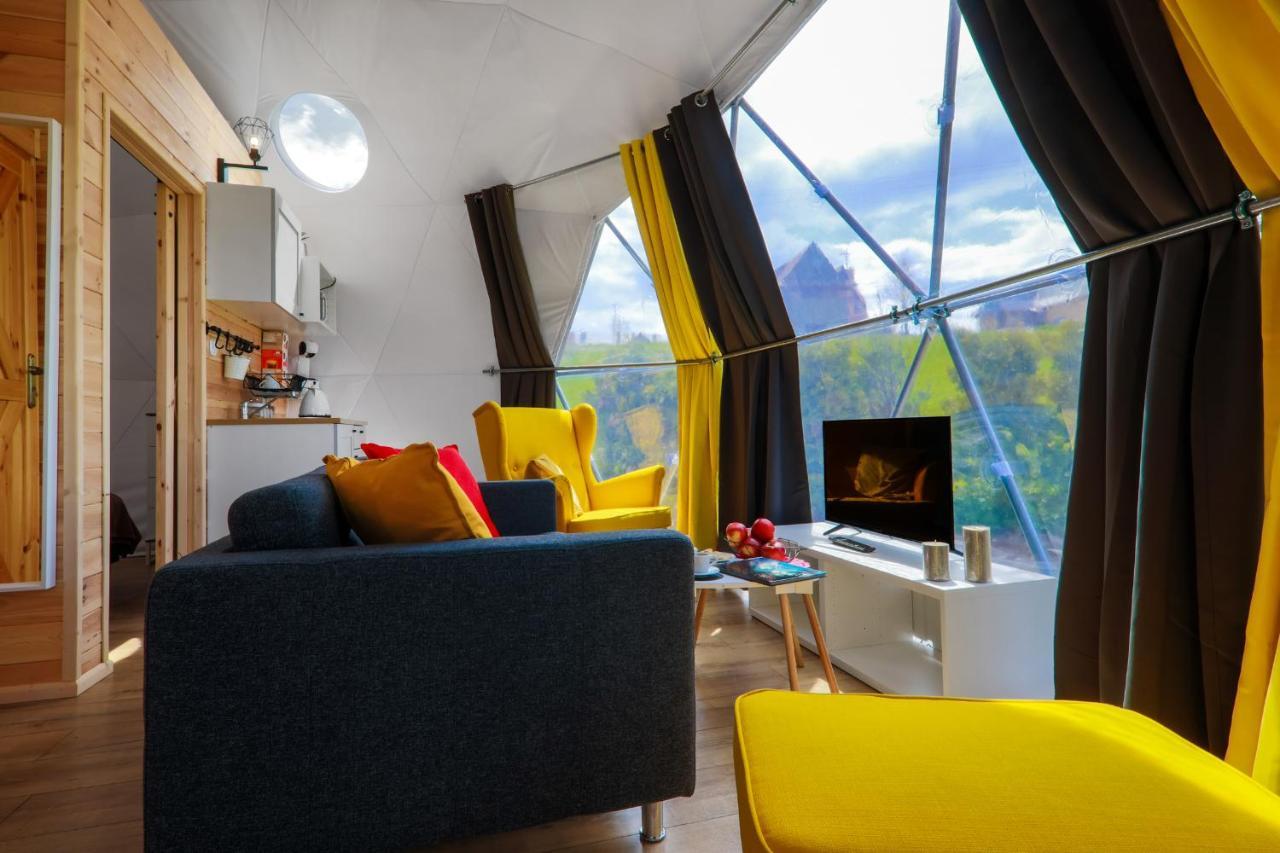 Bed and Breakfast Glamping Gliczarow Klapnioki Лесьниця Екстер'єр фото